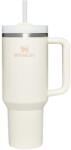 STANLEY Кремав термос със сламка от неръждаема стомана 1, 18 l Quencher H2.0 FlowState Tumbler Cream - Stanley (100000144324)