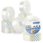 Rapesco Ragasztószalag, 19 mm x 33 m, RAPESCO, 10 db, áttetszõ (10 db) (IR1807)