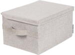 Bigso Бежова текстилна кутия за съхранение с капак 35x26x19 cm Soft Storage - Bigso (6935S0201-99)