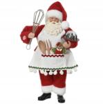 Kaemingk Karácsonyi figura Mikulás szakács műanyag 28cm 1db (8720725251526)