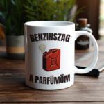 Partikellékek Benzinszag a parfümöm bögre