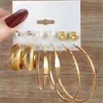 HARAHU XN-39022 Fülbevalószett - Arany KP39022