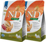 N&D N&D Dog Kacsa és Sárgadinnyével Sütőtökkel Adult Mini 2x2kg
