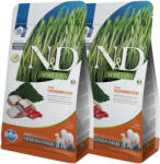 N&D Spirulina N&D Dog Spirulina Hering Adult Medium és Maxi 2x2kg