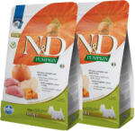 N&D N&D Dog Grain Free Pumpkin Vaddisznó és Alma Adult Mini 2x2, 5kg