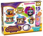  Teás készlet gyerekeknek, 4 csészével, festhető