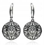 AB-Ag Öregített Ezüst Fülbevaló 925 Májusi Naptár