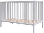 Hubners Patut copii din lemn Hubners Dominic 120x60 cm alb