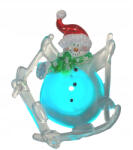 Smukee Karácsonyi dekoráció LED-es hóember ablakra (BAŁWANEK)