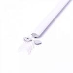 V-TAC Alumínium profil - Sarok íves - Tejfehér fedlappal - 2000 x 20.3 x 30 mm - 3363 (3363)