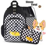 St. Majewski St. Right iskolatáska, hátizsák 39 cm SZETT- Sleepy Corgi (691287/SZETT)