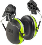 3M Fültok 3M X4P3E-GB sisakra rögzíthető Fluoreszkáló (SNR 33dB) zöld/fekete