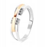  Ezüst Gyűrű Arany 1596 16-os méret