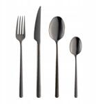 Villa Italia 6 személyes fekete evőeszköz szett 24 részes Mariza Black St (ST441)