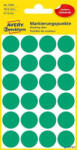 Avery-Zweckform Etikett, 18 mm, kör, AVERY ZWECKFORM, zöld, 96 etikett/csomag (3006) - alter