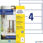 Avery Zweckform Iratrendező etikett, univerzális, 61x192 mm, újrahasznosított, AVERY ZWECKFORM, 40 etikett/csomag (LR4761-10) - alter