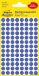 Avery-Zweckform Etikett, 8 mm, kör, eltávolítható, AVERY ZWECKFORM, indigókék, 416 etikett/csomag (3591) - alter