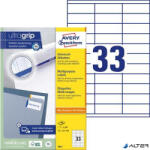 Avery-Zweckform Etikett, univerzális, 70x25, 4 mm, AVERY ZWECKFORM, 3300 etikett/csomag (3421) - alter