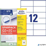 Avery-Zweckform Etikett, univerzális, 105x48 mm, AVERY ZWECKFORM, 'Sparpack', 780 etikett/csomag (6175-65)