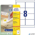 Avery-Zweckform Etikett, univerzális, eltávolítható, 96x63, 5 mm, AVERY ZWECKFORM, 240 etikett/csomag (L4745REV-25) - alter