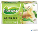 Pickwick Zöld tea, 20x1, 5 g, PICKWICK, gyömbér-citromfű (4008431) - alter