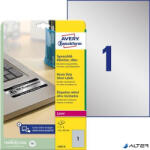 Avery-Zweckform Etikett, 210x297 mm, poliészter, AVERY ZWECKFORM, ezüst, 8 etikett/csomag (L6013-8) - alter