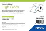 Epson fényes, papír etikett címke, 76*127 mm, 250 címke/tekercs (rendelési egység 18 tekercs/doboz) (7113757) - etikett-cimke-shop