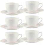 Villa Italia 6 db-os kávés/teáscsésze szett Bari White Kol (5901568206192)