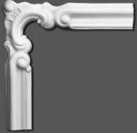 Manavi Chenar decorativ Manavi din poliuretan B10-3 - 10.7x10.7x1.6 cm (MVI-B10-3-10.7x10.7x1.6)