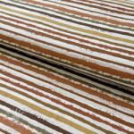  Pamutvászon Small stripes Snoozy brick