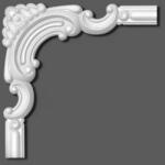 Manavi Chenar decorativ Manavi din poliuretan B21-2 - 19.5x19.5x1.2 cm (MVI-B21-2-19.5x19.5x1.2)
