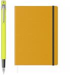 Caran d'Ache Set Stilou Caran D Ache 849 galben + Notes Velvet A5 cu elastic (PACHETPARKER52(8))