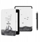AllTabCases Smart Cover Grafika tok Kindle 10 Touch 6" készülékhez, Érintőceruza (K10travel)