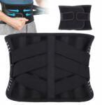 Bedee Deréktámasz, hátfájás, széles, alumínium panelek, rugós rudak (Pas sportowy)