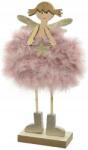 Kaemingk Karácsonyi díszfigura angyalka állvánnyal 23 cm (KAE295191/ALL)