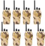 PNI Pachet 8 statii radio portabile PNI PMR R40 CAMO 0.5W, 16 PMR, Li-Ion 1200mAh cu incarcatoare si casti incluse (PNI-R40C-8) Statii radio