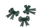 Chaks Funde decorative din catifea Velvet - Verde, 3 buc