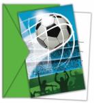 Procos Invitații cu plicuri - Fotbal 6 buc