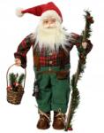 Kaemingk Mikulás kosárral, karácsonyi díszfigura, 60 x 27 cm (8720194866573)