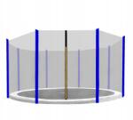 AGA Védőháló 305 cm 8 rúdhoz Fekete háló Kék (MR1510OUT-8Blue)