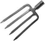 Strend Pro Furca pentru sapat, 4 dinti lati, fier, 25 cm, Strend Pro (211258) - edanco Furca