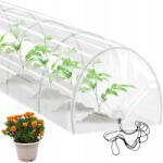 Bedee 3M Üvegházi Alagút, UV-védő fólia, 300×45cm, növényvédelemhez (Tunel szklarniowy 3m)