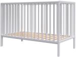 Hubners Patut copii din lemn Hubners Dominic 120x60 cm alb (PHDOM12AL) - kidscare