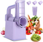 Bedee Elektromos Gyümölcs Zöldségszeletelő, 3 pengével, jégszeletelő (Maszyna do krojenia warzyw z bębnem)