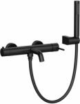 Himark Baterie cada dus Slimmer Himark, negru mat, cu dus de mana si furtun (1206950)