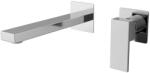 Himark Baterie lavoar ingropata Cold Start Cube Himark, cromata, pipa 19.9 cm, corp incastrat inclus (1109100)
