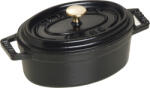 Staub Oală Mini Cocotte ovală 250 ml neagră (40500-111-0)