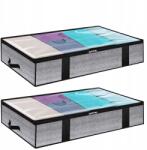 EdiBazzar Szervező szett 2 db nagy táska szekrénybe ágyneműhöz ruhákhoz ágy alá (Organizer zestaw 2 szt torba do szafy)