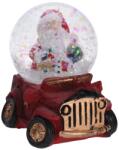 Excellent Houseware Hógömb autó karácsonyi figura 7x6x5 cm (8719987547393)