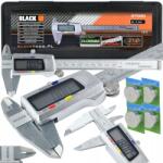 Black Digitális Elektronikus Tolómérő 150 mm műanyag tok Black Tools (27000)